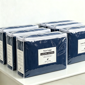 <span class=keywords><strong>Drap</strong></span> de lit en microfibre 4 pièces ensemble double <span class=keywords><strong>plat</strong></span> solide uni brossé Polyester draps ensemble en gros maison ensemble de literie - Product Image 1