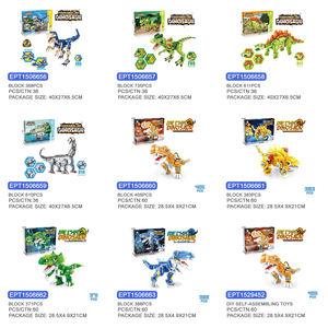 Jouets de construction de dinosaures EPT, ensemble de jouets éducatifs, briques de construction DIY, briques pour enfants - Product Image 2