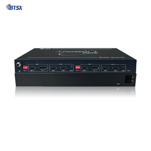 معالج شاشات متعددة عالي الدقة 4K60 و8K60 بنسبة 3×1 و4×1 لعرض LCD في المعارض، وحدة تحكم لجدار فيديو تلفزيوني 2×2 - Product Image 1