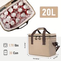 Wandern Picknick Camping Reise Wasserdichte Große Kapazität PVC Outdoor Weiche Kühltasche Isolierte Tasche