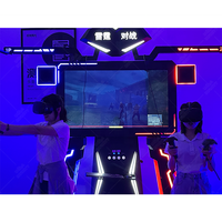 Machine de jeu de parc à thème Infinity VR, simulateur VR, plateforme de marche dans l'espace, plateforme debout VR avec tir pour adultes