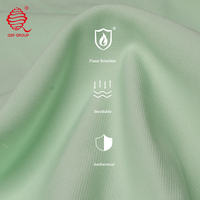 Rideau de cabine médicale |   Paravent d'intimité ignifuge pour hôpital, en tissu tissé 100 % polyester épais, teint, effet ombré QSF