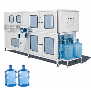Preisgünstige Industrielle Automatische 5-Gallonen Wasserabfüll- und Verschließmaschine für Kunststoff-Fassabfüllanlagen - Product Image 1