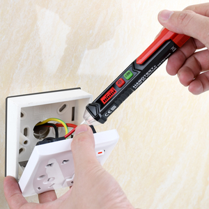 Digitales Display Batteriebetriebener Elektrischer <span class=keywords><strong>Tester</strong></span> Berührungslose Spannungsmessung Dreiphasen-Phasenfolge Rot HT100P 1 1 Jahr - Product Image 3