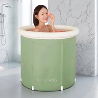 Vente en gros Personnaliser Nouveau Design Pvc Pliant Adultes Gonflable Glace et Bain Chaud Bassins Baril Baignoire Usine