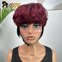 Peluca de Cabello Humano Corto al por Mayor, Corte Bob HD, Negra, para Mujer, Sin Pegamento, Cabello Brasileño 100% Virgen, 100% Natural Sin Procesar