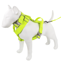 Harnais de chasse durable en PVC étanche attelles pour chien confort respirant réglable harnais pour chien collier laisse ensemble