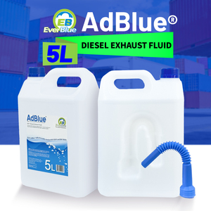 BlueBasic Chine <span class=keywords><strong>AdBlue</strong></span> <span class=keywords><strong>5L</strong></span> – Liquide d'échappement diesel bleu (DEF) – Solution d'urée <span class=keywords><strong>AdBlue</strong></span> en emballage de détail pour systèmes SRC automobiles diesel - Product Image 3