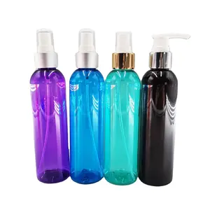 6oz Colored Mist Spray Plastic Bottle 180ml Cosmetics Packaging Perfume Spray Bottle Fine Mist Spray Bottles