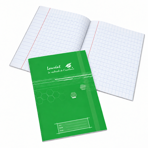 Cuaderno escolar Popular Benin de 17x22cm, con rayas francesas Seyes, 192 páginas, encuadernación cosida a caballete. - Product Image 3