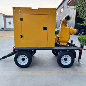 Bomba de Agua Diésel Weifang 4105 4102 de 300cbm y 4 Cilindros con Remolque y Caja Impermeable - Product Image 3