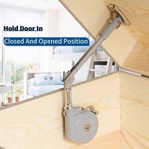 Couvercle en plastique facile à installer avec porte à rabat à fermeture douce à 105 degrés pour boîtes à jouets dans les ateliers et les cuisines - Product Image 5