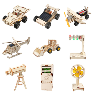 Runwood 3D DIY gỗ Đồ chơi câu đố Khoa Học & Kỹ Thuật Trường Giáo dục đồ chơi vật lý thí nghiệm <span class=keywords><strong>Kit</strong></span> Set cho trẻ em học tập - Product Image 1