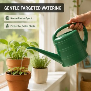 Regadera Decorativa de Plástico con Cuello Largo para Plantas de Interior y Exterior, Flores y Suculentas, Riego Preciso con Mango Cómodo - Product Image 3