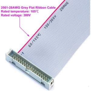 Tcenofoxy Flat Ribbon IDC Cable 16Pin 2.54mm Male to Female 30cm Length for FFC FPC Connectors B0DNJKWZPM - Product Image 5