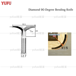 YUFU Diamond Arc Bending Integral Knife 90-Degree Bending Knife Cabinet Arc Knife - Product Image 2