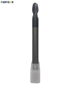 <span class=keywords><strong>Fraise</strong></span> à bout sphérique en carbure de tungstène, diamètre 12 mm, tige longue, outils CNC, prix de gros - Product Image 1