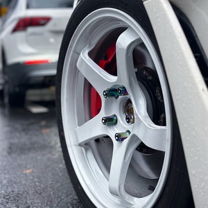 Rines Forjados de Alto Rendimiento Estilo JDM OEM 4x100 4x114.3 5x100 5x108 5x112 5x14.3 5x120 5x130 TE37 Nissan <span class=keywords><strong>Skyline</strong></span> V35/V36 370Z - Product Image 1
