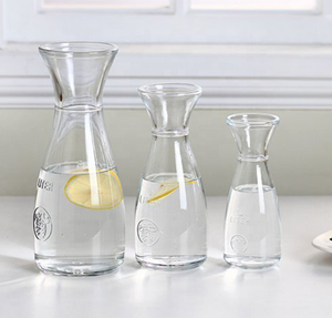 卸売り16oz大型ガラスケトル空白トロスポットコルクシール付きラテコーヒー冷たい飲み物ミルクジャグ赤ワインディバイダー - Product Image 6