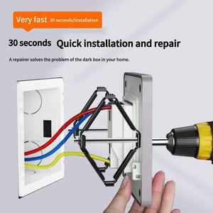 Cassetta di riparazione per interruttori a parete in metallo da 86mm, con viti e supporto per la sostituzione di vecchie cassette di interruttori, per esportazione - Product Image 4