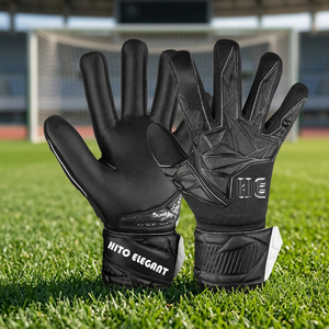 Dernière conception de gants de football de gardien de but forte adhérence avec protection des doigts en caoutchouc injecter des gants de gardien de but en latex allemand 4mm - Product Image 2
