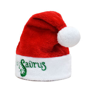 Gorro de Navidad con Logotipo Bordado Personalizado, Gorros Cálidos de Navidad, Gorro de Santa Claus para Invierno - Product Image 4