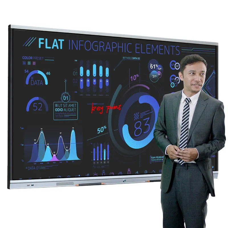 LT Wand halterung LCD-Display Interaktive Touch Digital Signage Android Board Whiteboard für die Schule Multifunktion ales Smart Board