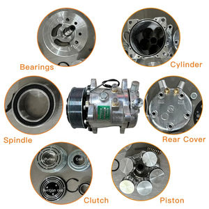 7 H15 12V R134A Auto Auto Klimaanlage AC Kompressor Teile für SD7H15 AC Kompressor für Kobelco Truck - Product Image 1