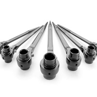 Clé à cliquet pour échafaudage, douille hexagonale à dégagement rapide, outil manuel pour chantier de construction, vente en gros