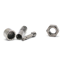 Prix d'usine direct Din 912 M2 M2.5 M3 M4 M5 M6 M7 M8 M10 Acier inoxydable A2 A4 304 316 Vis à tête cylindrique à six pans creux