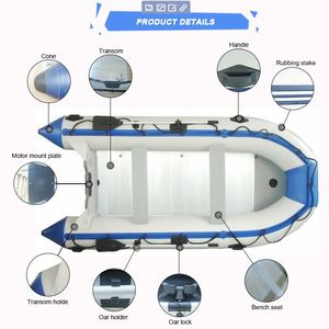 Bote Inflable Resistente 2026, Bote Inflable con Motor de Tamaño Personalizado, Bote Inflable de Remo - Product Image 5