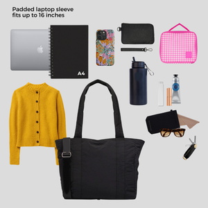 Bolso Tote de Nailon para Mujer, Impermeable, Ligero, con Cierre y Bolsillos Interiores, Impresión de Logotipo Personalizada de Alta Calidad - Product Image 1