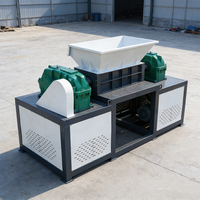 Système de recyclage des pneus usagés de qualité industrielle, broyeur à double arbre pour l'usine de poudre de caoutchouc