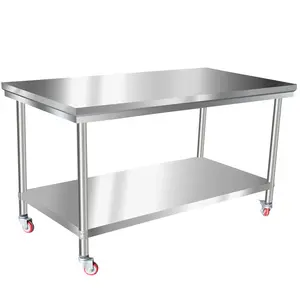 restaurant stainless steel work table kitchen stainless steel worktable