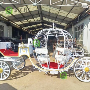 Calèche royale à chevaux en forme de citrouille, design exquis, calèche de haute qualité à vendre pour <span class=keywords><strong>location</strong></span> panoramique et mariages - Product Image 4