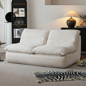 Sofá Comprimido en Caja, Espuma sin Armazón, Tela, Sofá de Suelo Cómodo para Sala de Estar, Asiento Compacto para Apartamentos Pequeños, Diseño Modular - Product Image 2