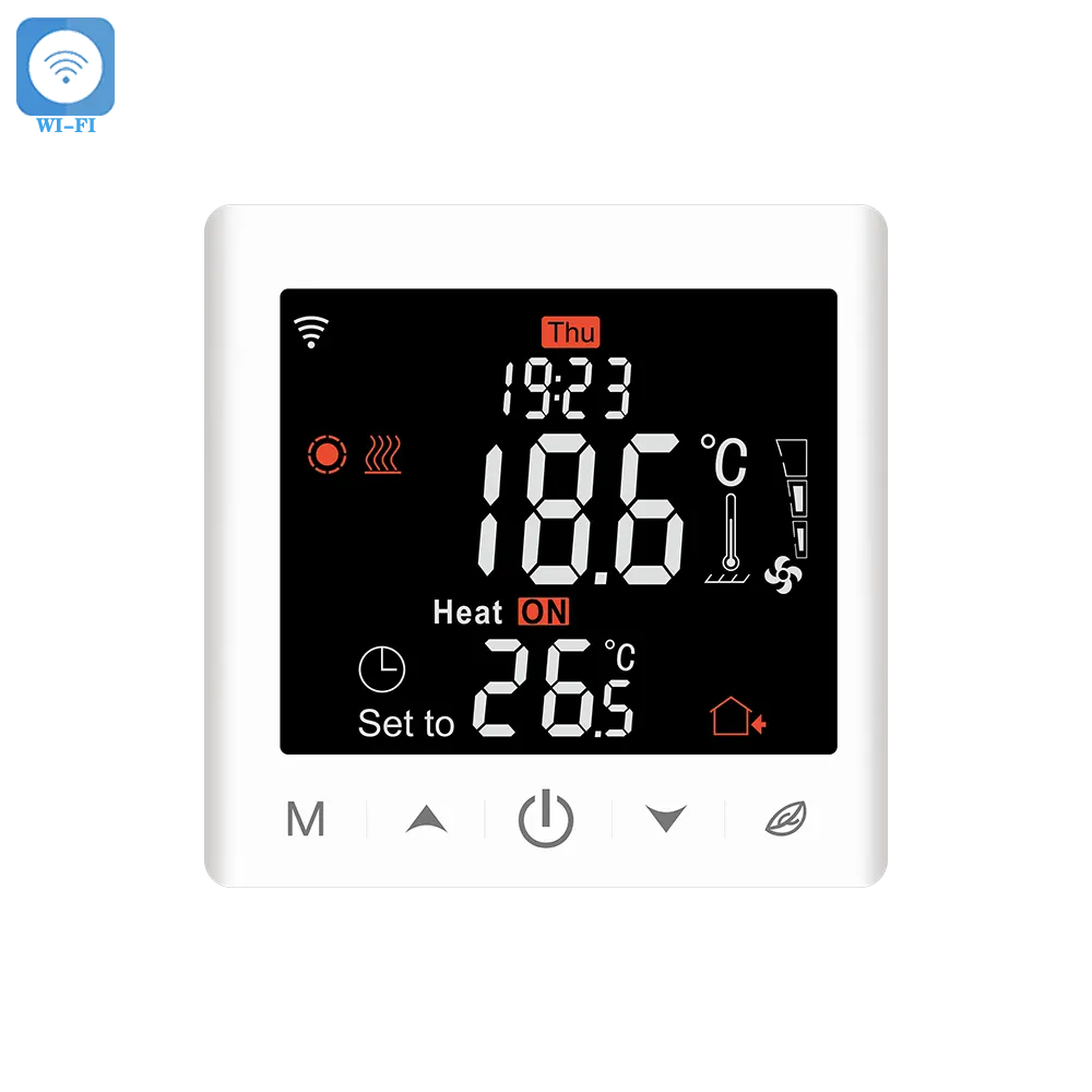 Wifi Elektronische heizkörper ventil Digital programmierbaren thermostat ce zertifikat flüssigkeit sensor kopf