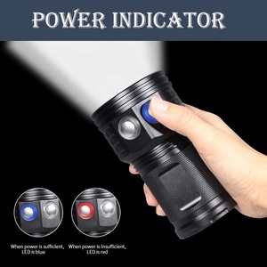 Máy Ảnh Chụp Scuba Lặn Đèn Red Blue <span class=keywords><strong>LED</strong></span> Torch Câu Cá Di Động Dưới Nước Video Ánh Sáng Góc Rộng Cầm Tay Dive Đèn Pin - Product Image 5