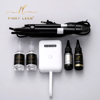 Pinky Leem Extension de cheveux naturels colle claire perruques de cheveux humains Curly Ice Glue Gel Extensions Kit d'outils d'extension de cheveux ensemble