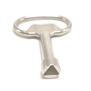 Jutye – serrure de porte d'ascenseur universel, clé de Valve d'eau, clé utilitaire, clé de <span class=keywords><strong>plombier</strong></span>, clé triangulaire intérieure pour armoires électriques - Product Image 2