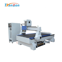 Máquina CNC para Tallado y Fresado de Madera TSW1325 ATC, Precio de Fábrica, Mesa de Trabajo de 1300x2500mm, Motor de Husillo de 7.5kW, 380V, 1 Año de Garantía