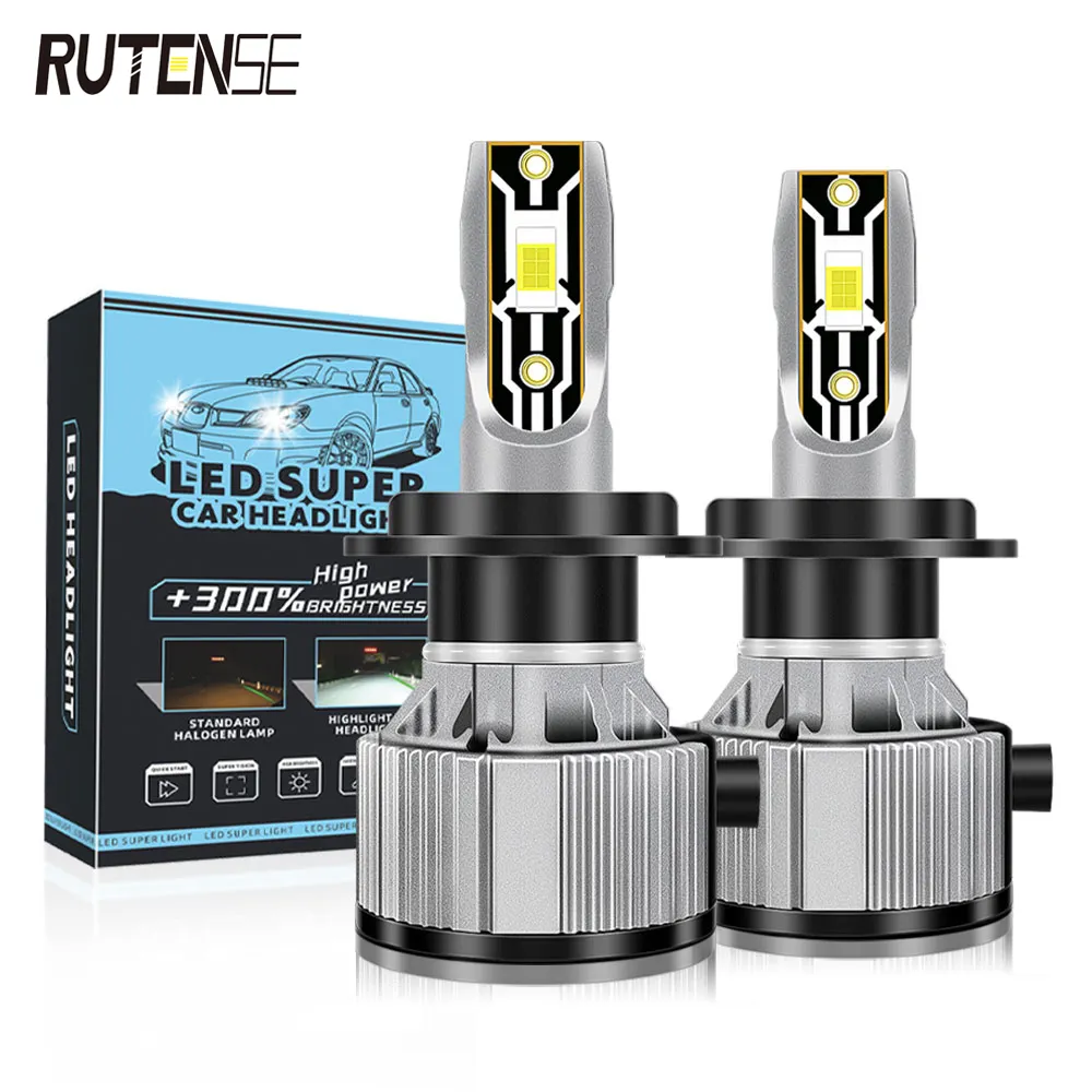 RUTENSE New design S9 auto lighting system H7 automotive led bulbs H4 H11 car led headlight