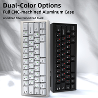 Clavier mécanique ZORNHER LZ40 noir, série 40, en alliage d'aluminium, codes personnalisés, clavier adapté aux mineurs