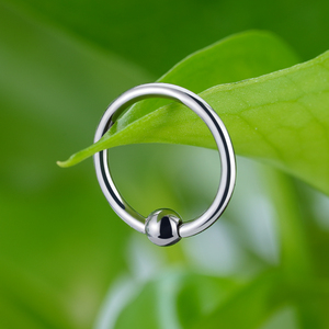 Minimalisti scher Piercings chmuck Hochglanz polierte Titan-Captive-Perlen ringe Kugel verschluss <span class=keywords><strong>ring</strong></span> BCR-Nasenringe