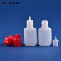 Flacon vide de 5 ml et 10 ml pour emballage cosmétique, flacon de stockage de colle à cils avec embout de précision et joint sécurisé