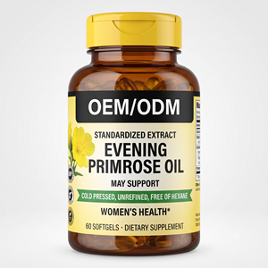 Huile d'Onagre OEM 1000 mg – Améliore la Mémoire et le Sommeil – Riche en Oméga 6 – 5-HTP – Soulagement SPM et Ménopause – Sans Gluten – 60 gélules - Product Image 1
