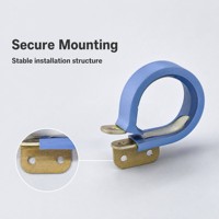 Pince de fixation d'équipement ZY Blue avec base métallique intégrée, modèle KG-020, pour matériel industriel