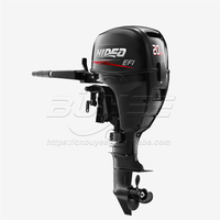 Vente directe usine – Moteur hors-bord Hidea 30 CV 4 temps à démarrage électrique avec commande par timon et télécommande, 2 cylindres 498 cm³ pour bateau