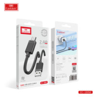 EARLDOM Chargeur de données USB Android avec câble de charge rapide de type C de 2,4 A pour téléphones portables et ordinateurs compatibles avec écouteurs