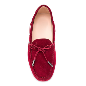 Mocasines Planos de Mujer de Cuero Genuino con Punta Alomada, Ligeros, Antideslizantes, con Amortiguación, para Primavera, Verano y Otoño, con Suela de Goma - Product Image 4